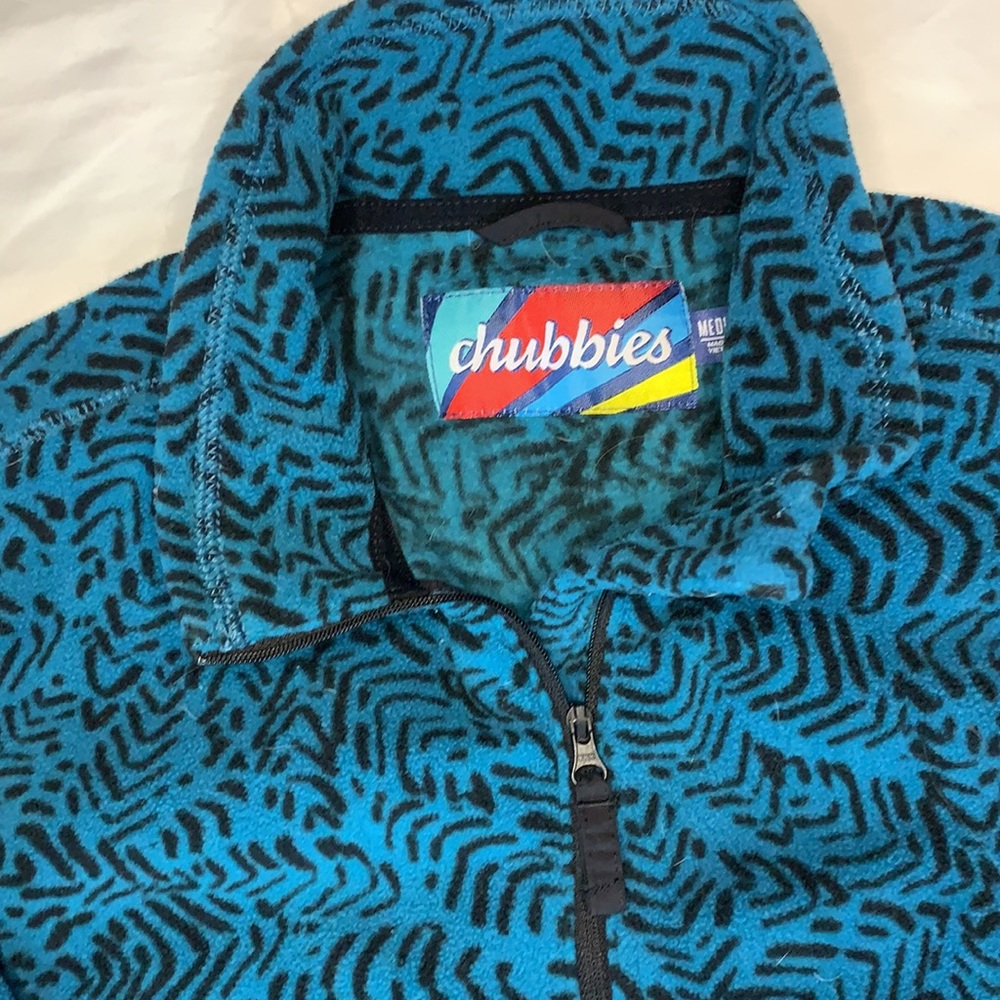 Funky Blue Chubbies Fleece